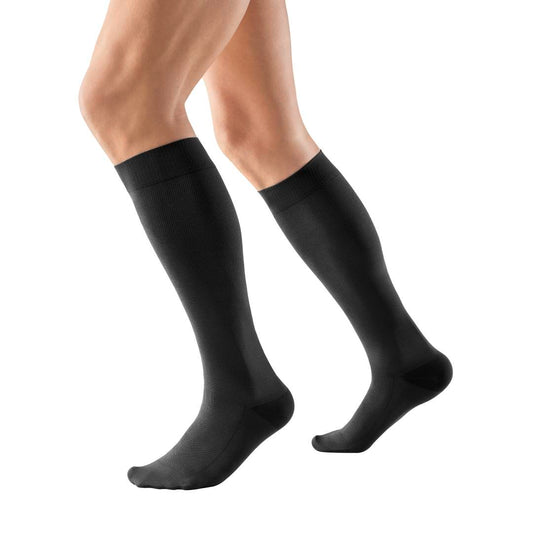 VenoTrain Business Compression Stockings, Knee High, Class 2, Closed Toe, Black