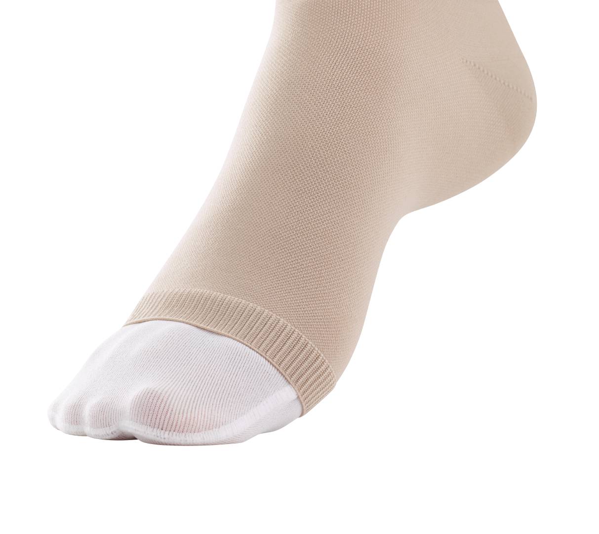 VenoTrain UlcerTec Compression Stockings, Thigh High, 39 Set, Moderate Beige