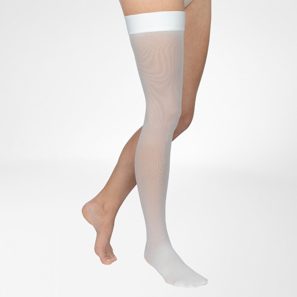 VenoTrain UlcerTec Compression Stockings, Thigh High, 39 Set, Moderate Beige