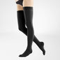 VenoTrain Micro Compression Stockings, Thigh High, Class 2, Closed Toe, Black